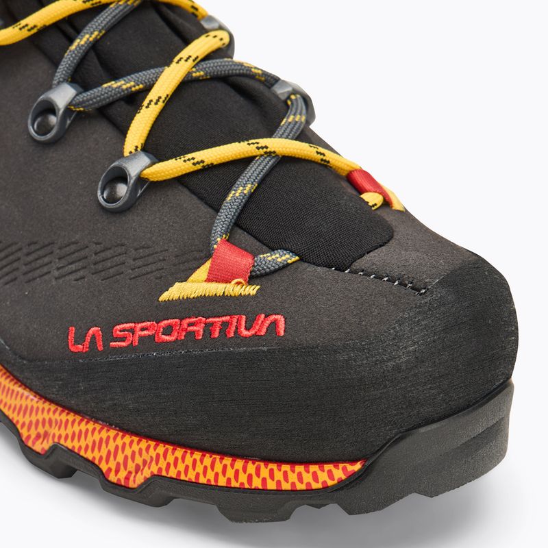 Men's trekking shoes La Sportiva Aequilibrium Trek GTX carbon/yellow 7