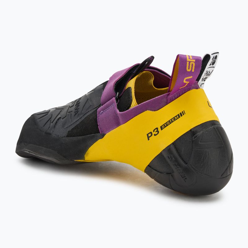 Men's climbing shoes La Sportiva Skwama purple/yellow 3
