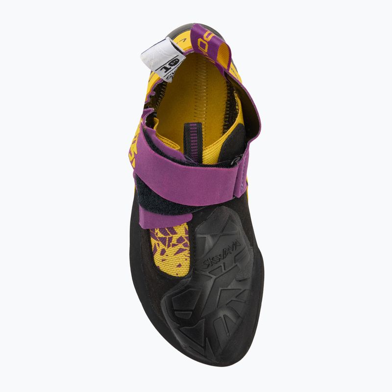 Men's climbing shoes La Sportiva Skwama purple/yellow 5