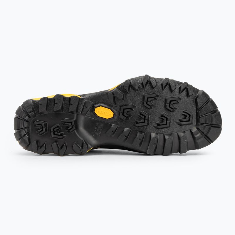 Men's La Sportiva TX5 Low GTX carbon/ yellow approach shoe 4