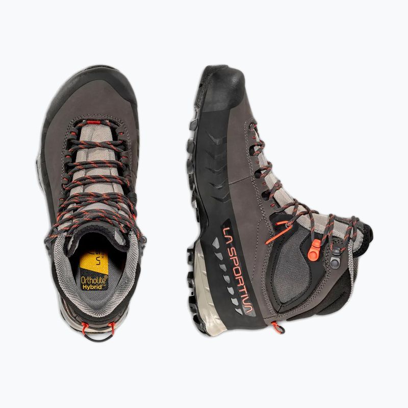 La Sportiva TX5 GTX carbon/paprika women's approach shoe 13
