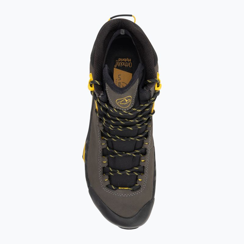 Men's approach shoes La Sportiva TX5 GTX carbon/ yellow 5