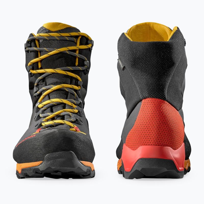Men's mountaineering boots La Sportiva Aequilibrium Trek GTX carbon/yellow 5