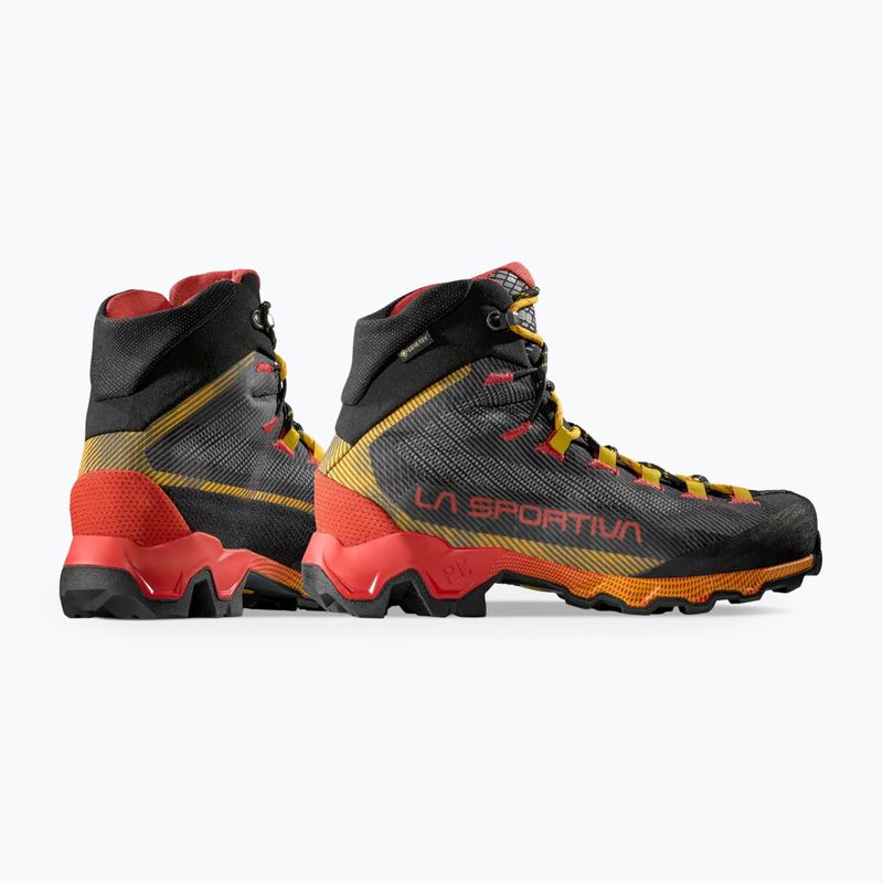 Men's trekking boots La Sportiva Aequilibrium Hike GTX carbon/yellow 11