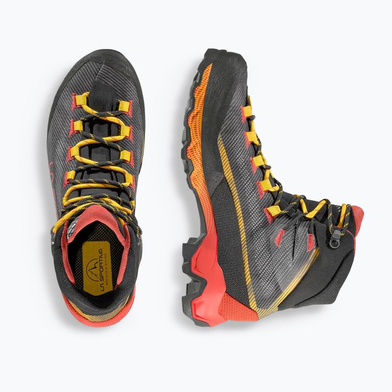 Men's trekking boots La Sportiva Aequilibrium Hike GTX carbon/yellow 13