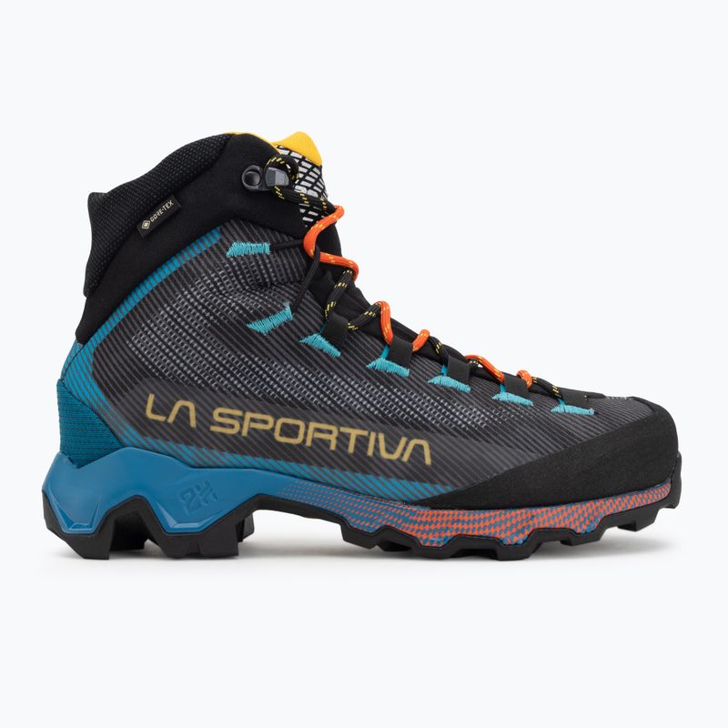 Men's trekking boots La Sportiva Aequalibrum Hike GTX carbon/tropic blue 2
