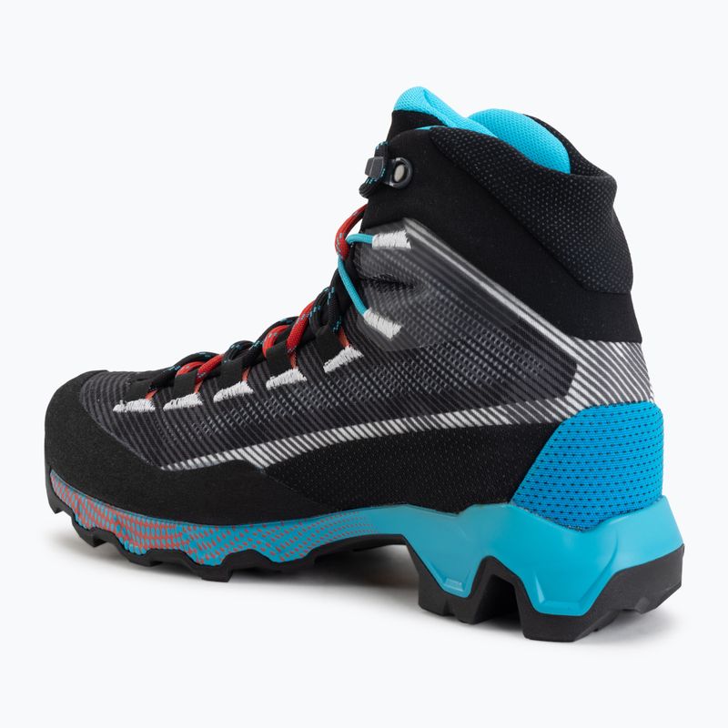 Women's trekking boots La Sportiva Aequalibrum Hike GTX carbon/malibu blue 3