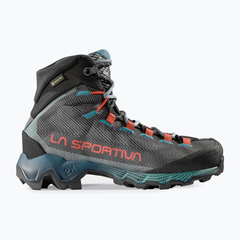 Women's trekking boots La Sportiva Aequilibrium Hike GTX carbon/everglade 11