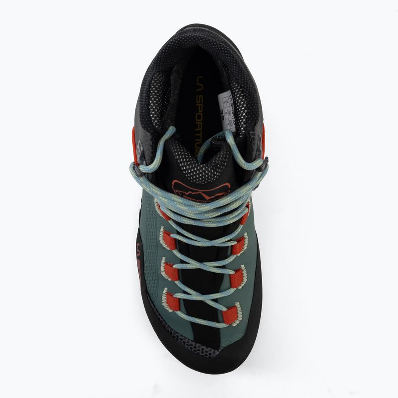 Women's mountaineering boots La Sportiva Trango Tech Leather GTX juniper/zest 5