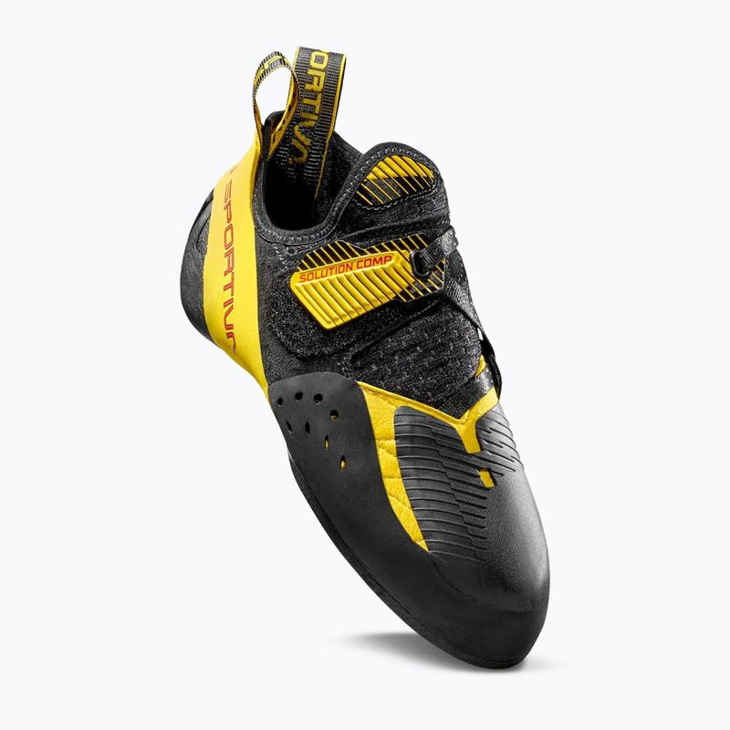 Children's climbing shoes La Sportiva Solution Comp yellow/black 3