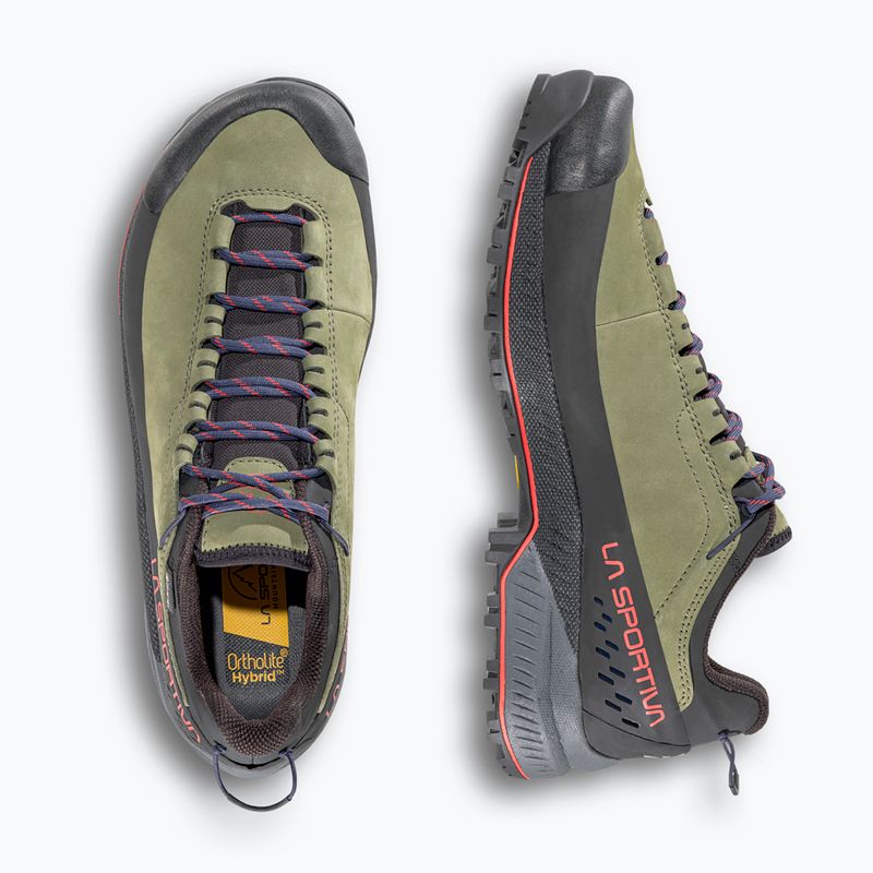 Men's trekking boots La Sportiva TX5 Evo GTX cypress/mountain red 7