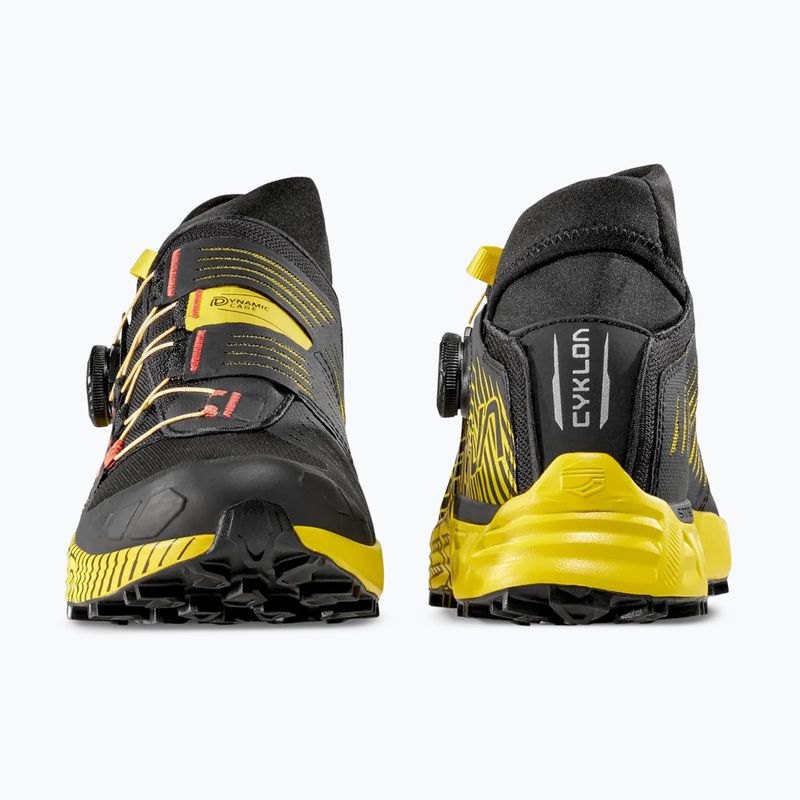 Men's running shoes La Sportiva Cyklon black/yellow 14