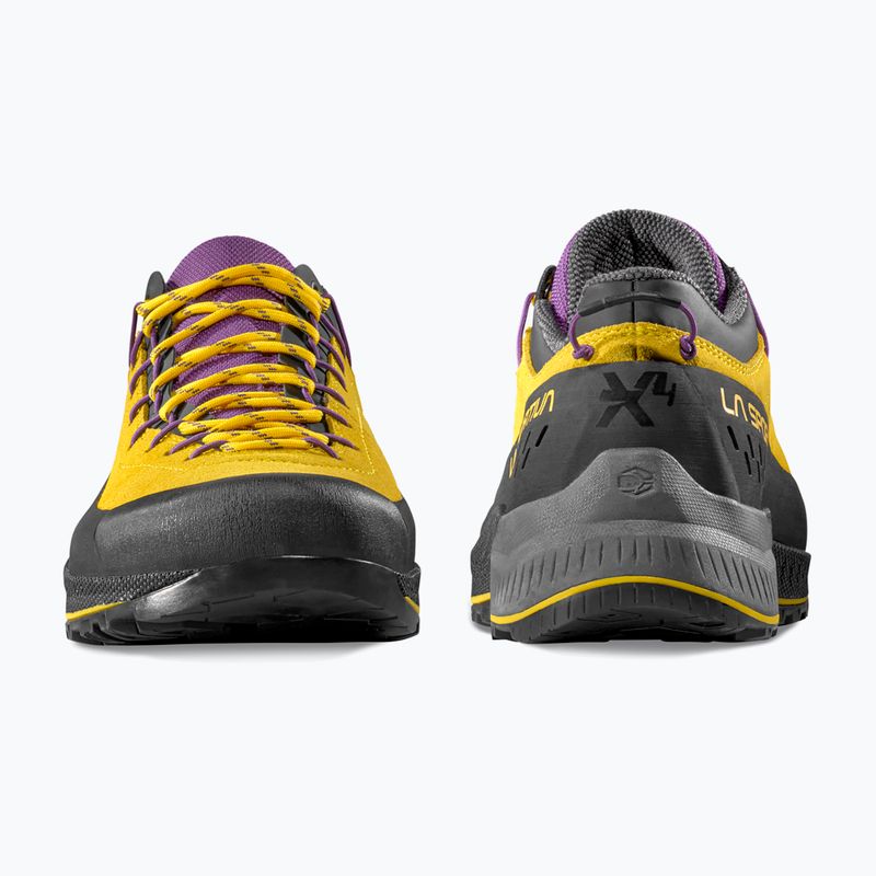 Men's approach shoes La Sportiva TX4 Evo yellow/purple 4