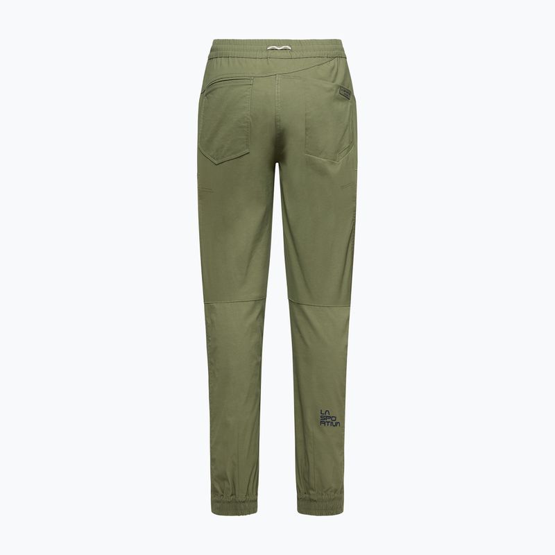 Women's climbing trousers La Sportiva Mantra cypress/night sky 2