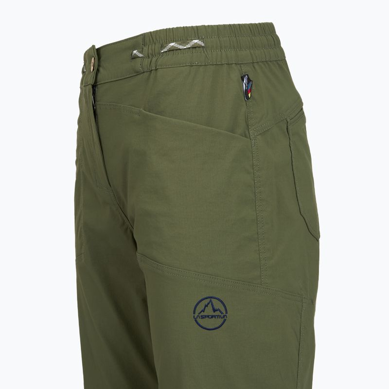 Women's climbing trousers La Sportiva Mantra cypress/night sky 3