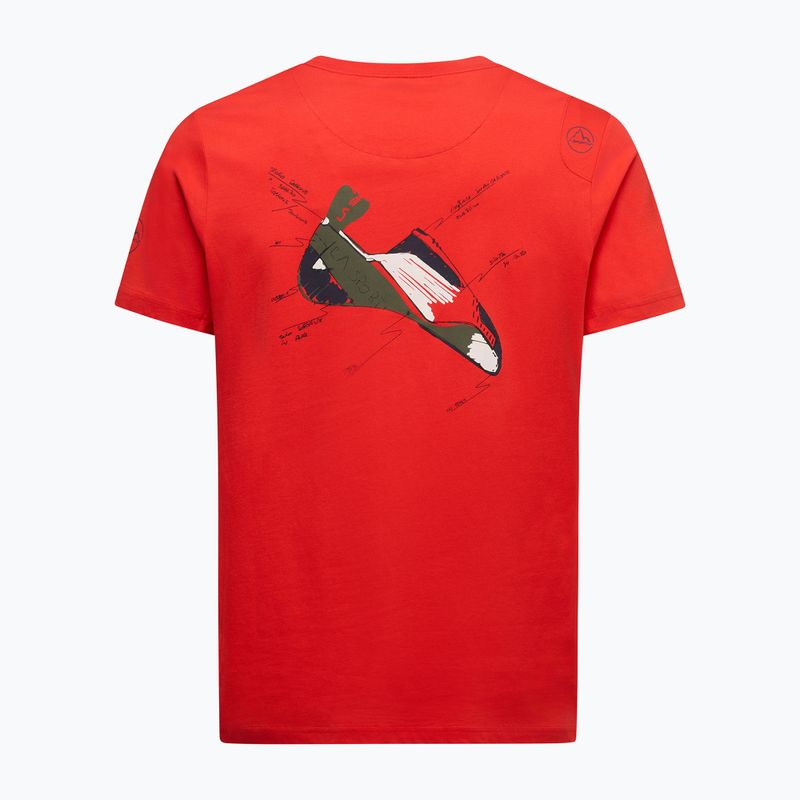 Men's T-shirt La Sportiva Mantra mountain red/night sky 4