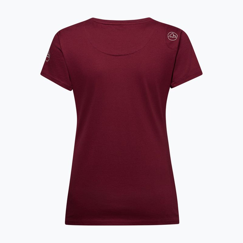 Women's T-shirt La Sportiva Route redwood/azalea 2