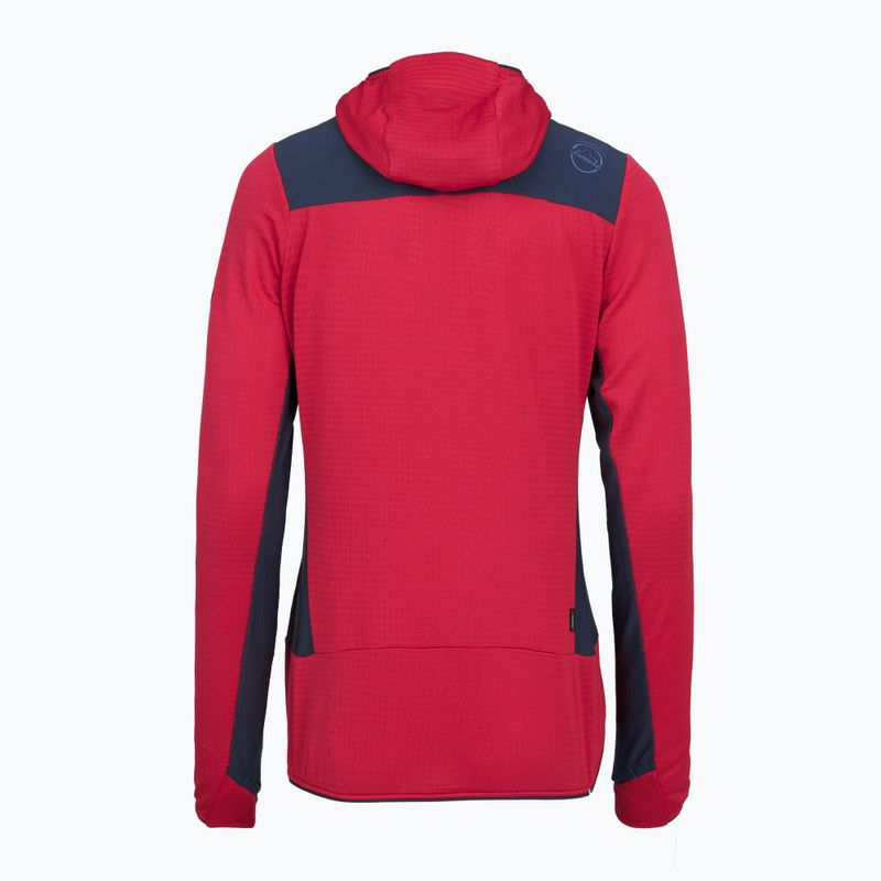 Women's fleece sweatshirt La Sportiva Aequilibrium Thermal Hoody azalea/night sky 2