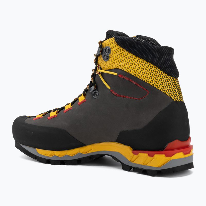 Men's mountaineering boots La Sportiva Trango Tech Leather GTX black/yellow 3
