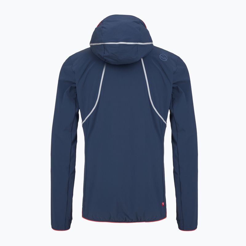 Men's hybrid jacket La Sportiva Koro mountain red/night sky 2