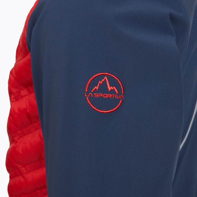 Men's hybrid jacket La Sportiva Koro mountain red/night sky 3