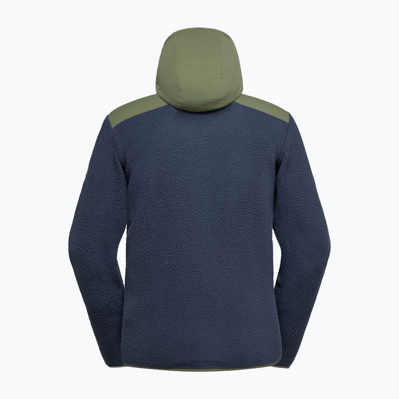 Men's sweatshirt La Sportiva Guidance Sherpa Hoody night sky/cypress 2
