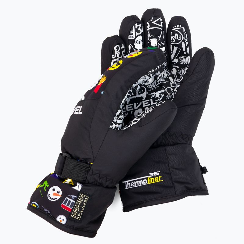 Level Junior children's ski gloves black 4152 2