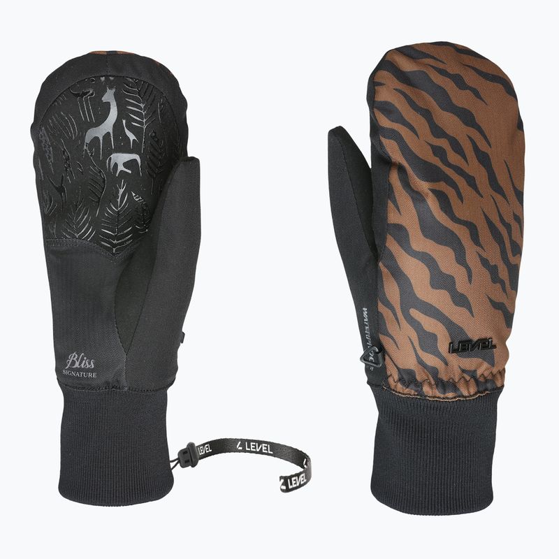 Women's ski gloves Level Coral Mitt black/camo