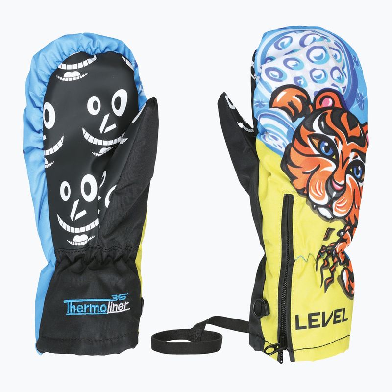 Children's ski gloves Level Lucky Mitt sky blue
