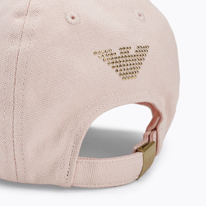 Women's EA7 Emporio Armani Train Evolution baseball cap mauve chalk 4