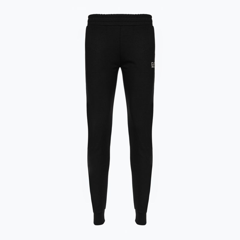 Women's EA7 Emporio Armani Train Logo Series Essential black trousers