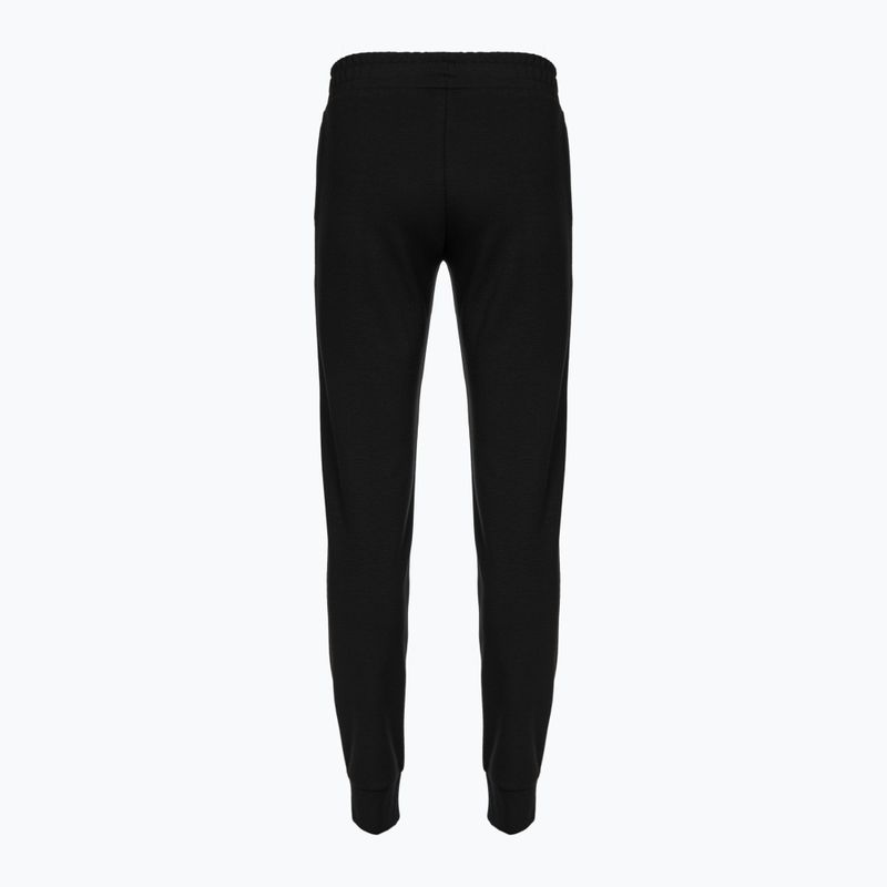 Women's EA7 Emporio Armani Train Logo Series Essential black trousers 2