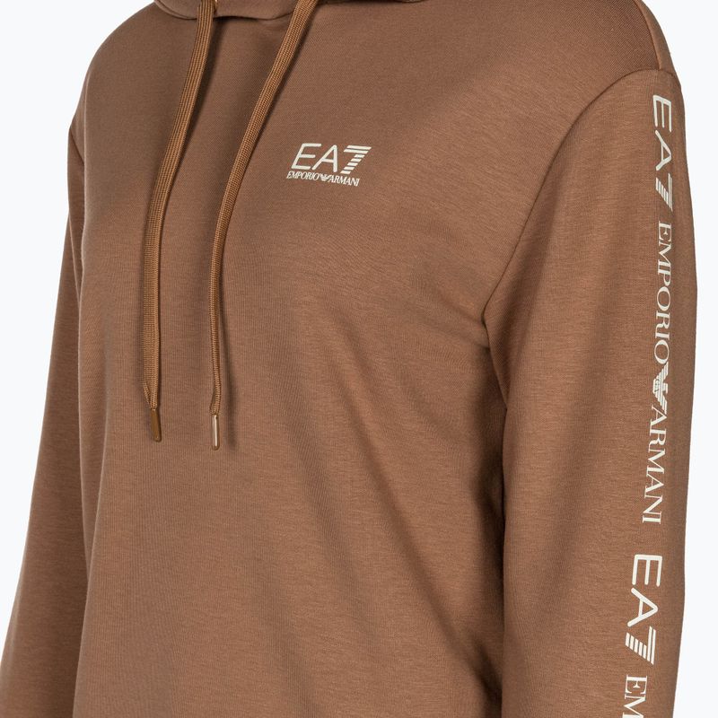 Women's EA7 Emporio Armani Train Tracksuit Extended Logo tan/logo pristine 4