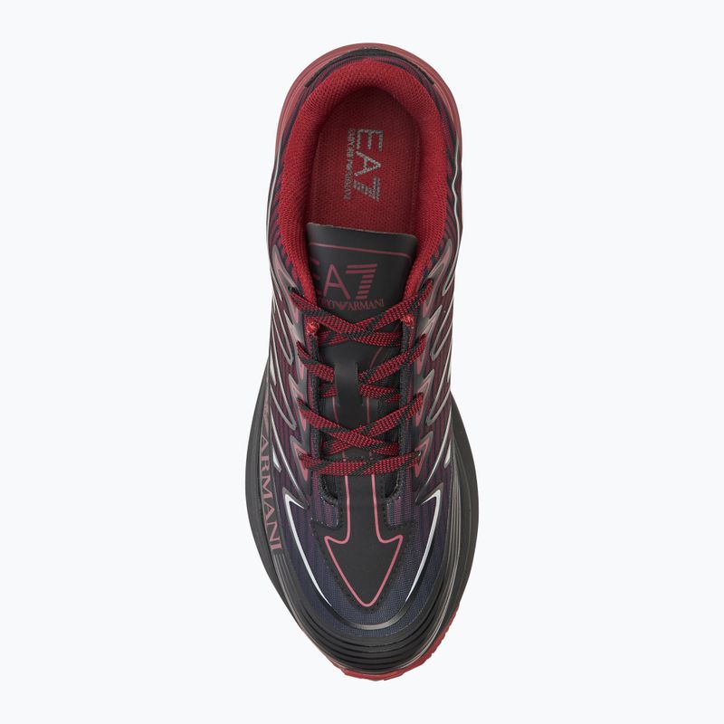 EA7 Emporio Armani Crusher Distance Trail black/ syrah shoes 5