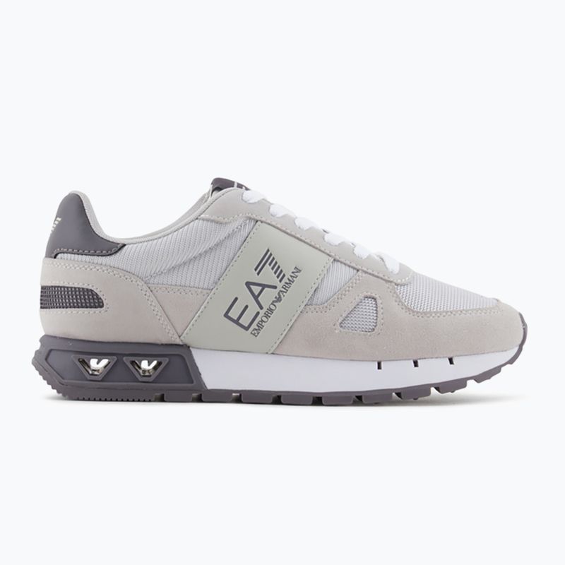 EA7 Emporio Armani Black & White Legacy antarticic/ volcanic glass shoes 9