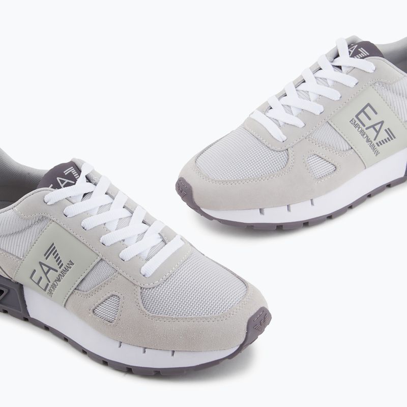 EA7 Emporio Armani Black & White Legacy antarticic/ volcanic glass shoes 13