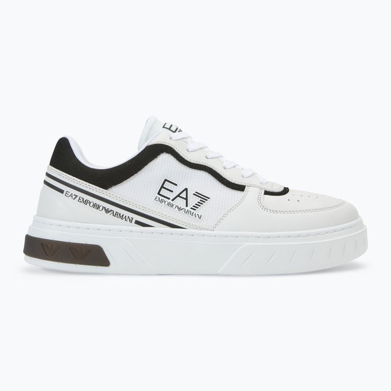 EA7 Emporio Armani Premium Court white/ black shoes 2