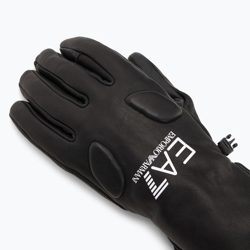 Men's ski gloves EA7 Emporio Armani Ski Technical no rings black 4