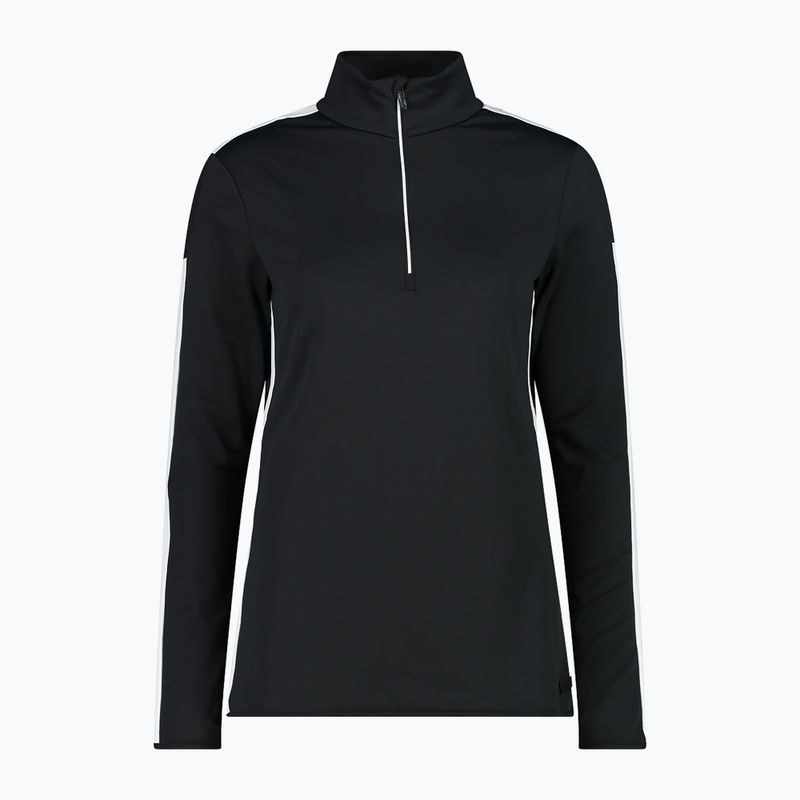 Women's ski sweatshirt CMP 33L0466/84UP nero/bianco