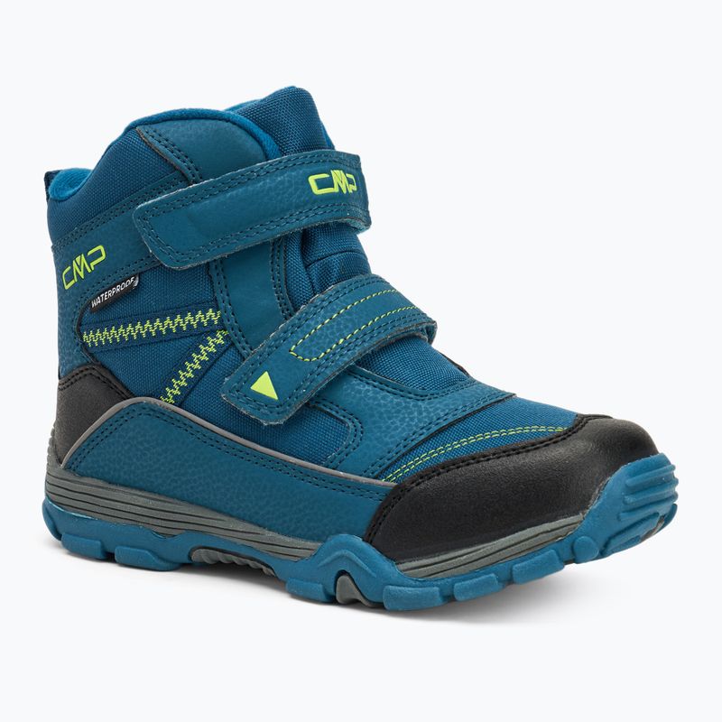 CMP Pyry Junior Snowboots petrol / yellow fluo