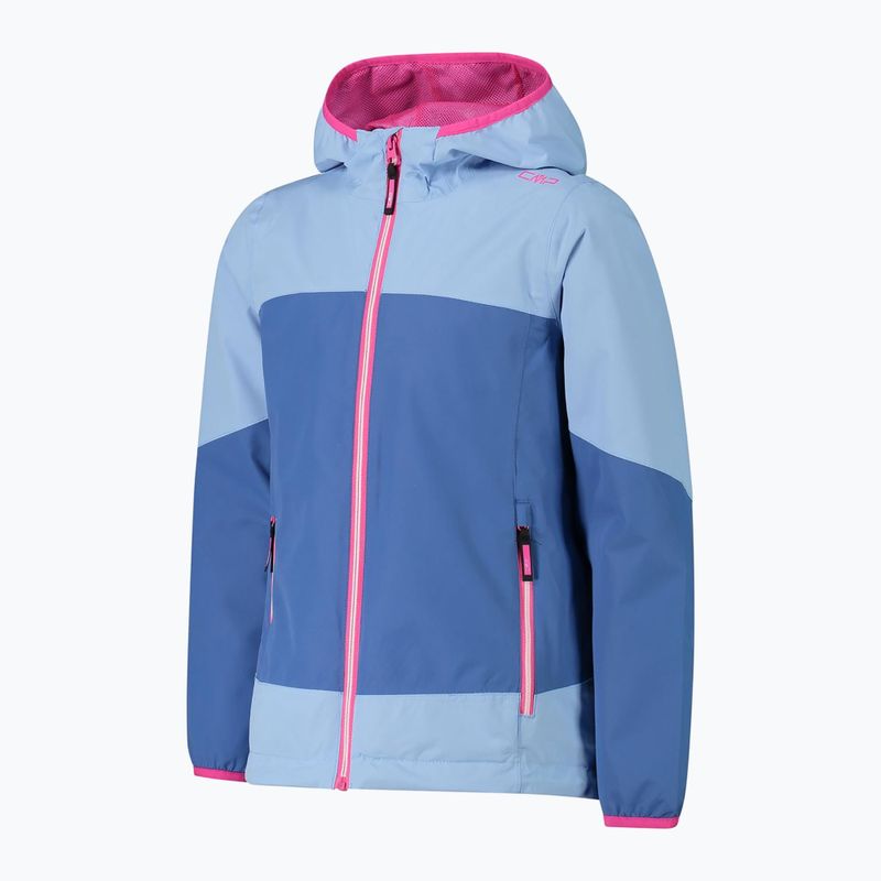 CMP Fix Hood sky children's softshell jacket 2