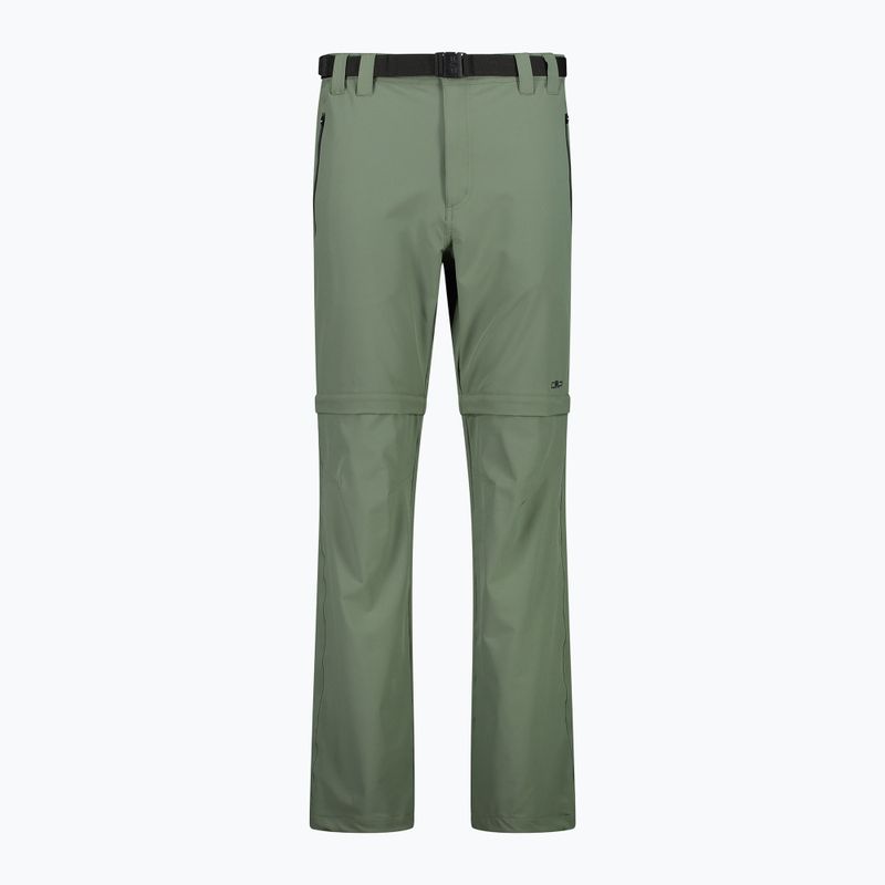 Men's CMP Zip Off salvia trekking trousers