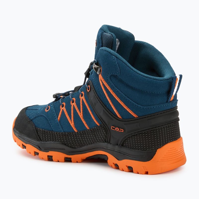 CMP Rigel Mid bluesteel / flame children's trekking boots 3