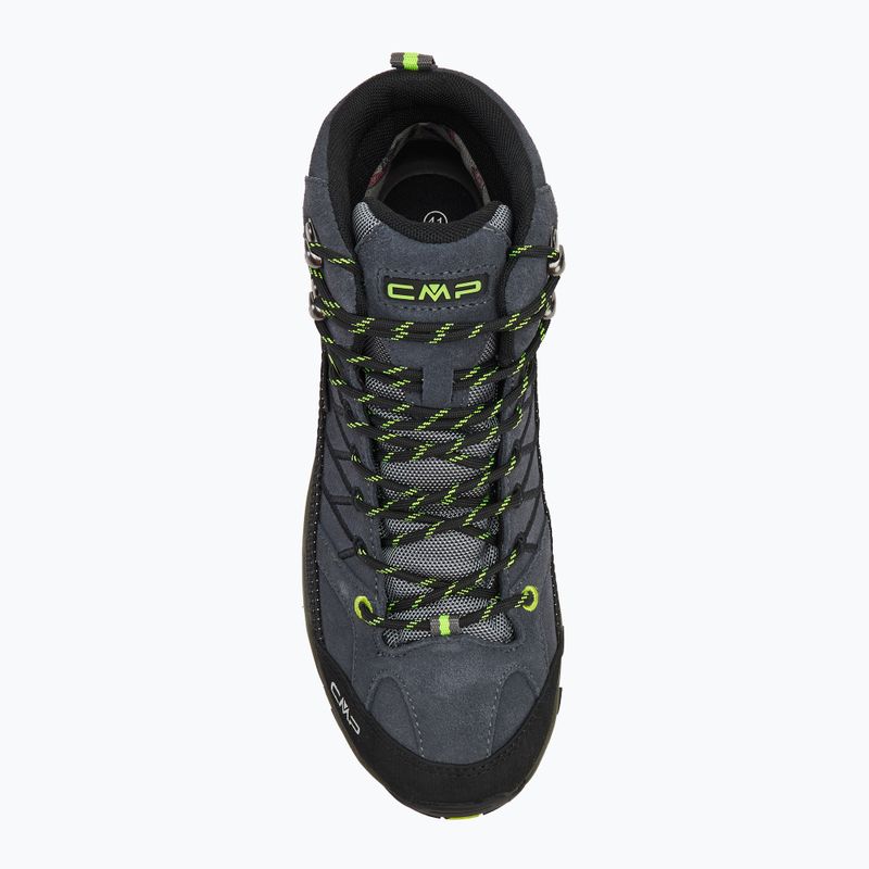Men's trekking boots CMP Rigel Mid grey/yellow fluo 5