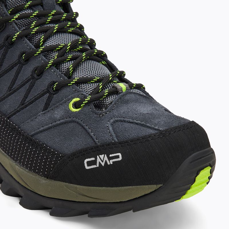 Men's trekking boots CMP Rigel Mid grey/yellow fluo 7