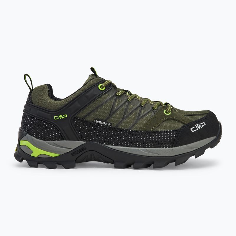 Men's CMP Rigel Low Wp jungle/yellow fluo trekking boots 2
