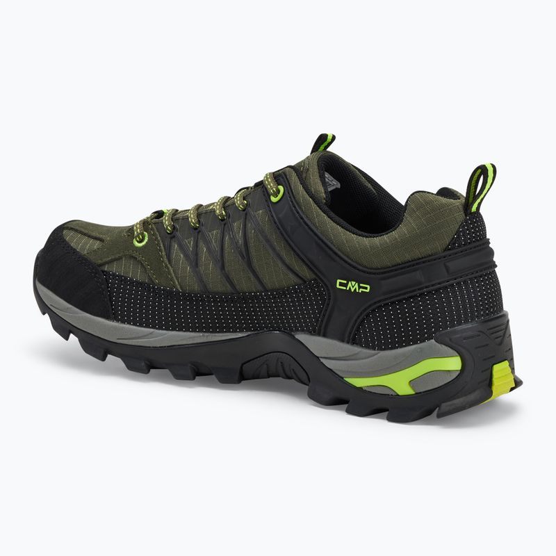 Men's CMP Rigel Low Wp jungle/yellow fluo trekking boots 3