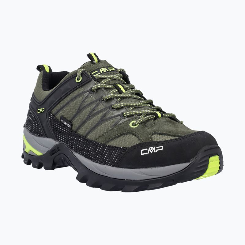 Men's CMP Rigel Low Wp jungle/yellow fluo trekking boots 8