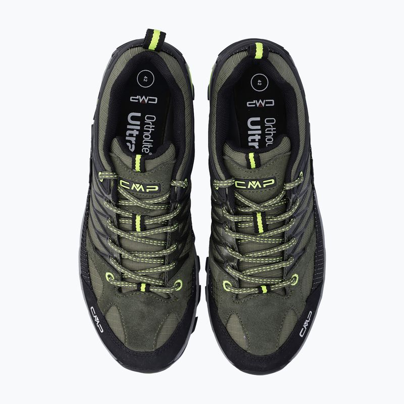 Men's CMP Rigel Low Wp jungle/yellow fluo trekking boots 9