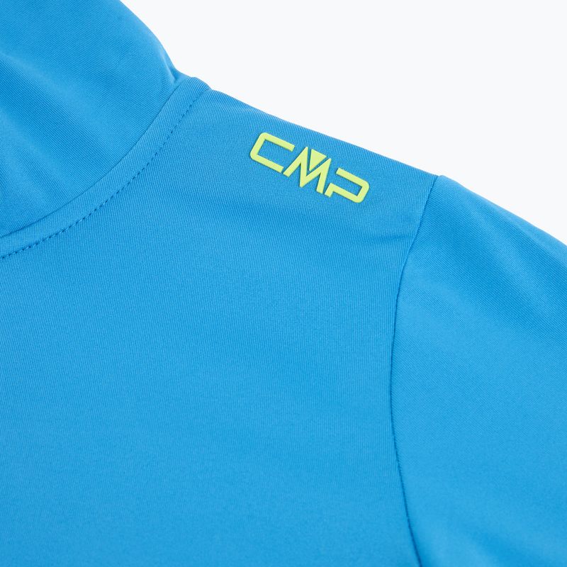 CMP Fix Hood children's sweatshirt b.blue/river/lime 3